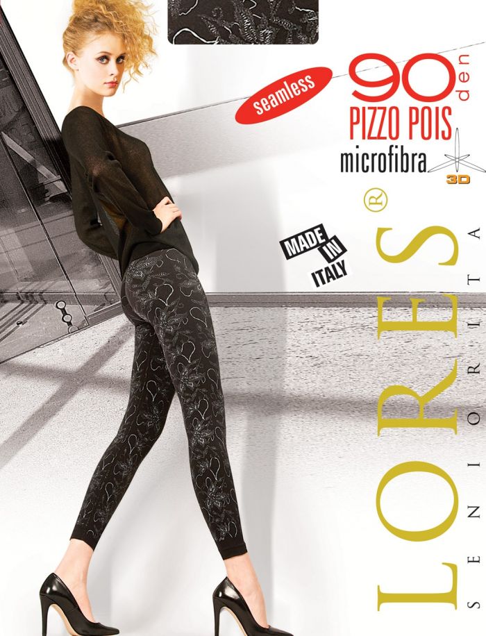 Seniorita Lores Pizzo Pois 90 Den Microfibra 3d  Leggings 2017 | Pantyhose Library